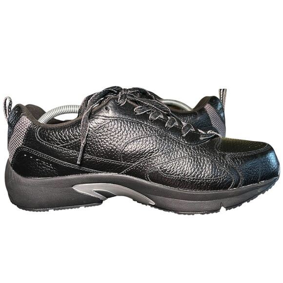 Dr. Comfort Winner Plus Mens Size 9 WIDE Width Shoes Black Leather Sneakers